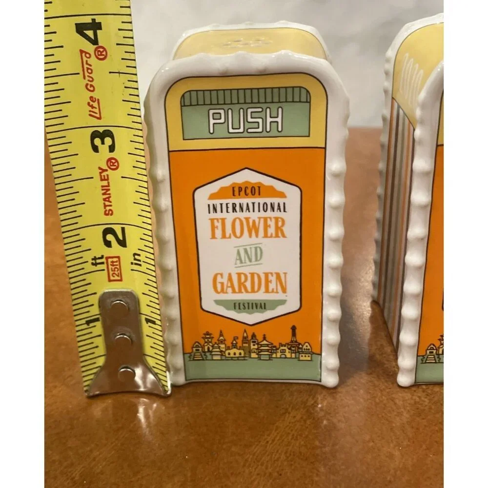 EPCOT Flower & Garden Festival Walt Disney World Salt Pepper Shaker Set 2020 WDW